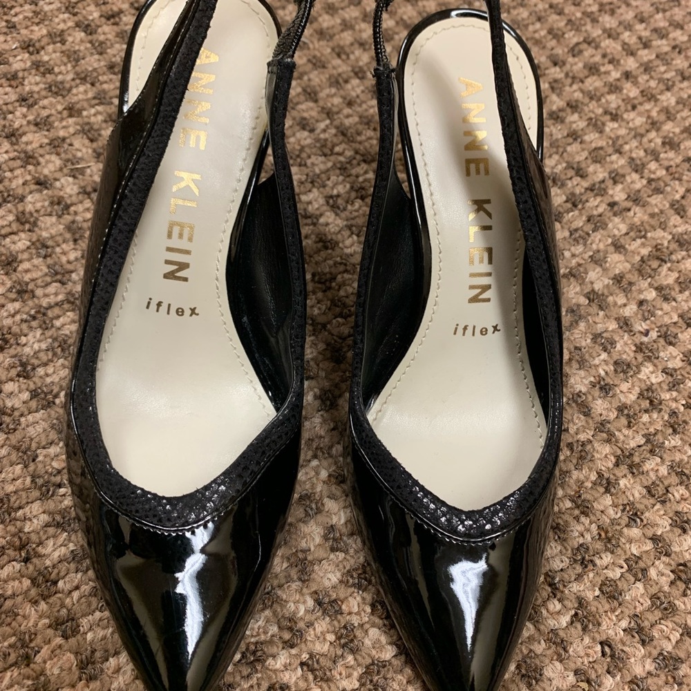 Anne Klein Flex heels, womens, ankle strap, 7 “Yelena” style